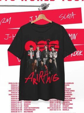Bangtan Members Arirang Magazine Unisex Heavy Cotton Tee  276